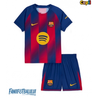 Barcelona Echipament de Fotbal Replică 2025-26 Copii Acasa (+ Șorturi)